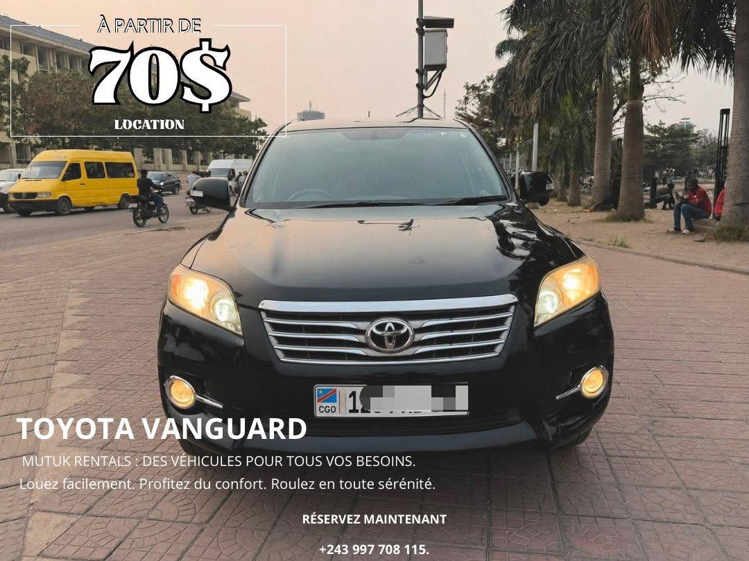 TOYOTA VANGUARD — DISPONIBLE À LA LOCATION